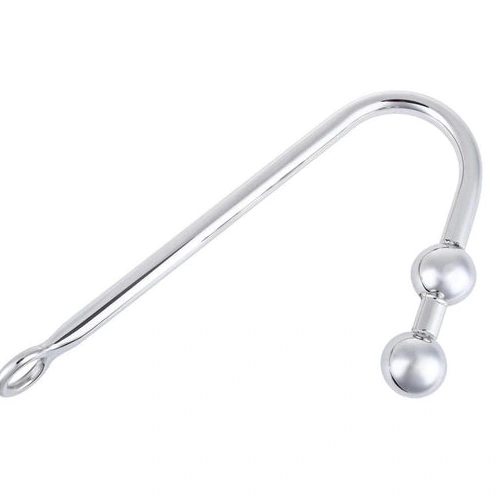 Hook Two Stainless Balls 4417 Anal Pleasurable Steel 0406